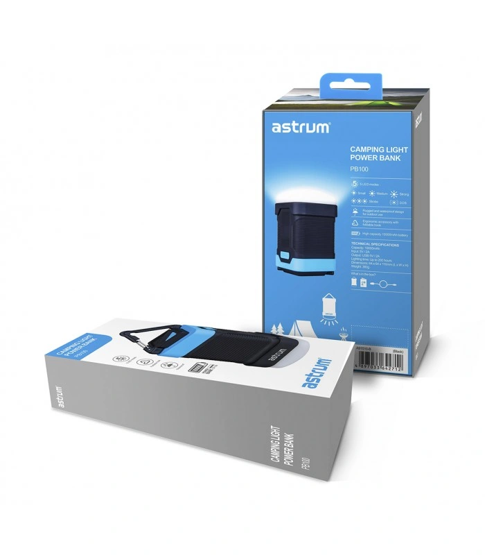 Astrum  PB100/ Black + Blue/Powerbank-2