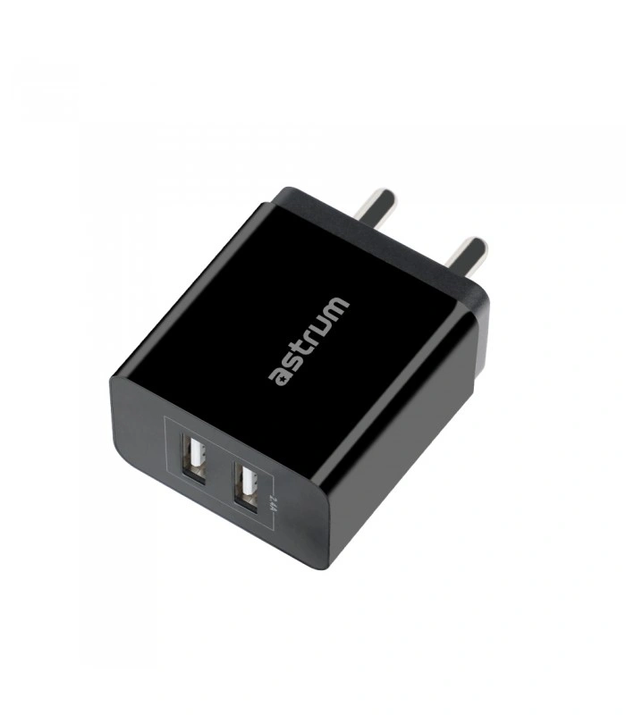 Astrum  CH240/Glossy Black/Wall Travel Charger-1