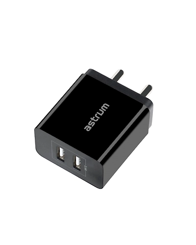 Astrum  CH240/Glossy Black/Wall Travel Charger-1