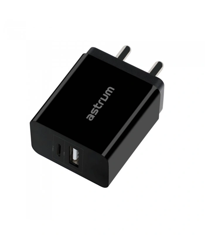 Astrum  CH260/Glossy Black/Wall Travel Charger-