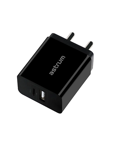 Astrum  CH260/Glossy Black/Wall Travel Charger-CH260_Black