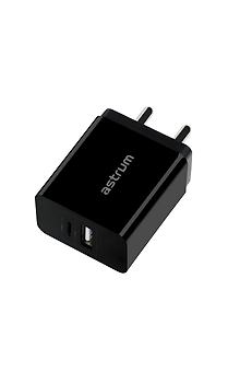 Astrum  CH260/Glossy Black/Wall Travel Charger