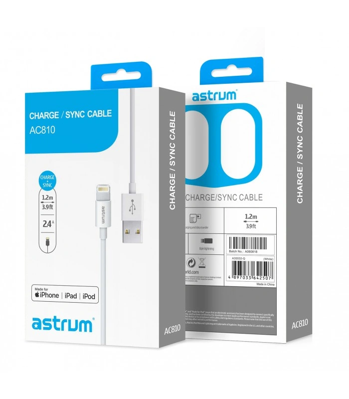 Astrum  AC810/Glossy White/Mobility Premium Cables-2