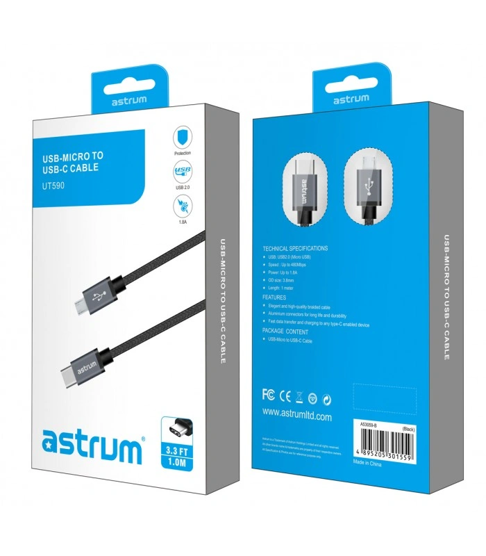 Astrum  UT590/Black/Mobility Premium Cables-2