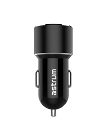 Astrum  CC340/ Black/Black + Blue/Black + Red/USB Car Chargers