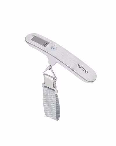 Astrum  WS040/Digital LCD Luggage Scale/silver/Weighing Scale-WS040_whit