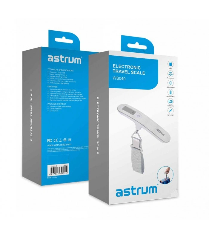 Astrum  WS040/Digital LCD Luggage Scale/silver/Weighing Scale-2