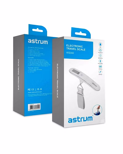 Astrum  WS040/Digital LCD Luggage Scale/silver/Weighing Scale-2