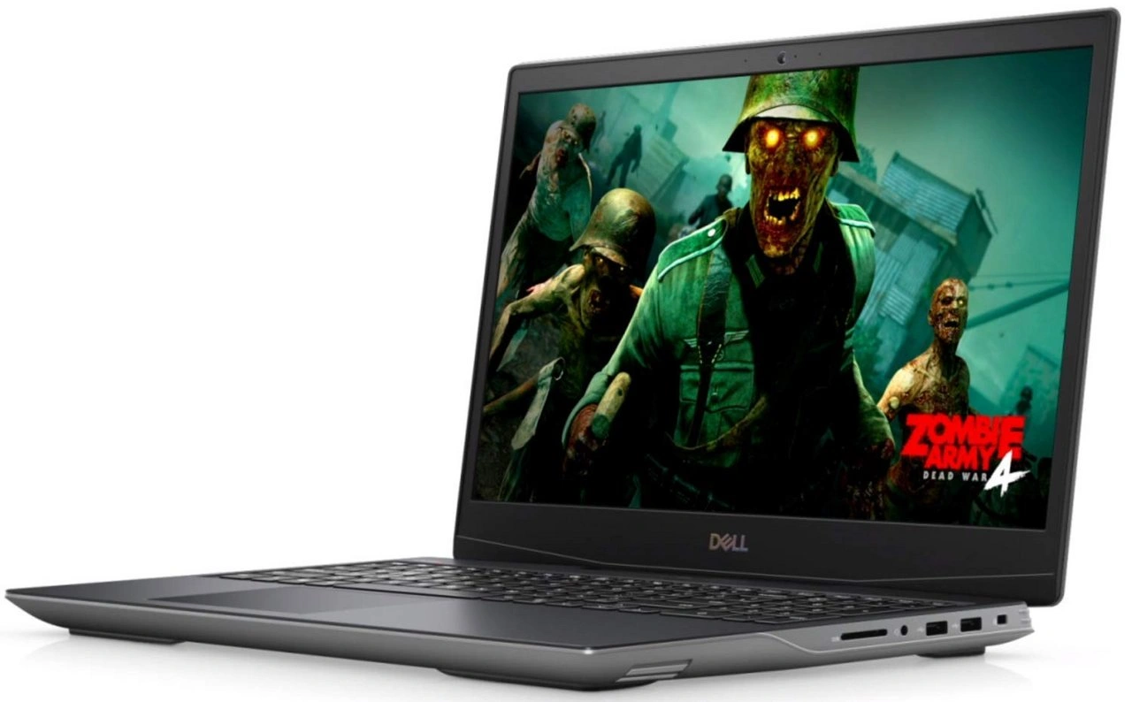 Dell G5 5505  Gaming  R7-4800H/16GB/512Gb SSD/15.6&quot; FHD 120 Hz, 250 NITS Display/AMD Radeon RX5600M 6GB GDDR6 Graphics/Win 10/ Silver Color-1