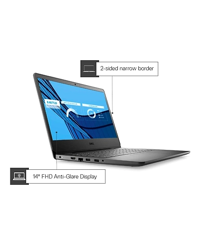 DELL Vostro 3401  Core i3 10th Gen/4GB/1TB HDD/256GB SSD/14 inch Display/Integrated Graphics/Windows 10 Home/Black/1.58 kg/With MS Office-1