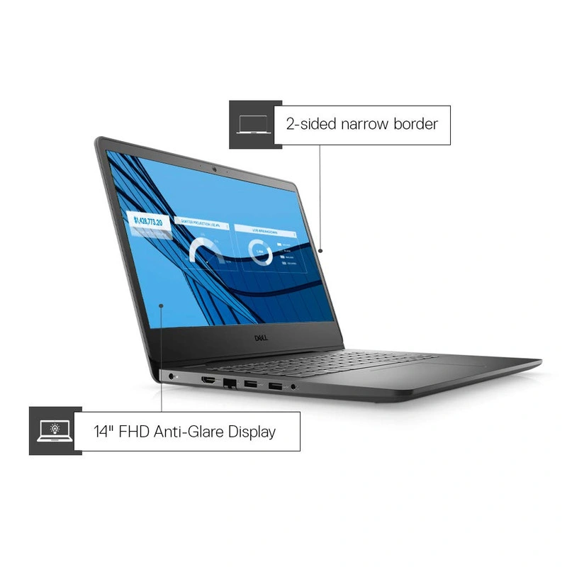 Dell VOSTRO 3405 Ryzen-5 3450U/8GB/512 SSD/14inch FHD Display/Vega Graphics/Win 10 + MS Office H&amp;S 2019-1