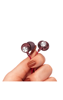 Fingers  PowerSoniq - Sandstone  |  Burgundy/Earphone