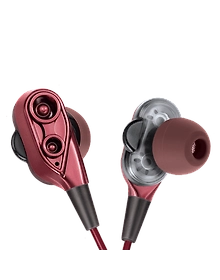 Fingers  Dual Driver MusiPods W6 - Burgundy/Earphone