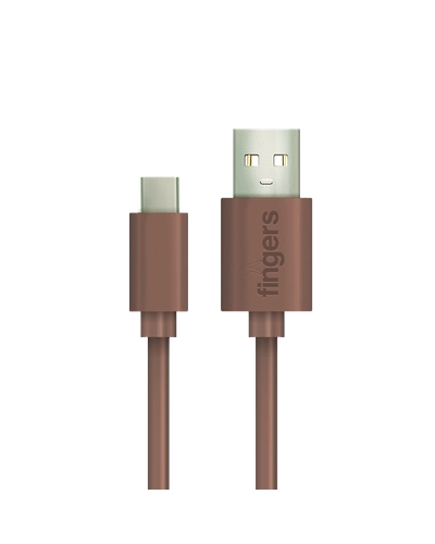Fingers  FMC-TypeC-01/caramel Brown/Mobile Cable-Fingers_90412