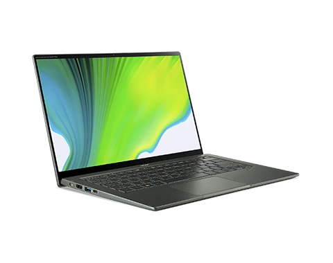 Acer  Swift 5 SF514-55TA  Core i7-1165G7/16GB DDR4X/1024GB PCIe NVMe SSD/14&quot; FHD IPS Touch -BLK/Intel Iris Xe/Windows10/Mist Green-1