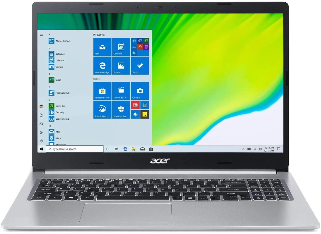 Acer  Aspire 5 Slim A515-44  AMD R5-4500U/8GB/512GB PCIe NVMe SSD/15.6&quot; FHD-BLK/AMD Radeon™ Graphics/Windows 10/Pure Silver-