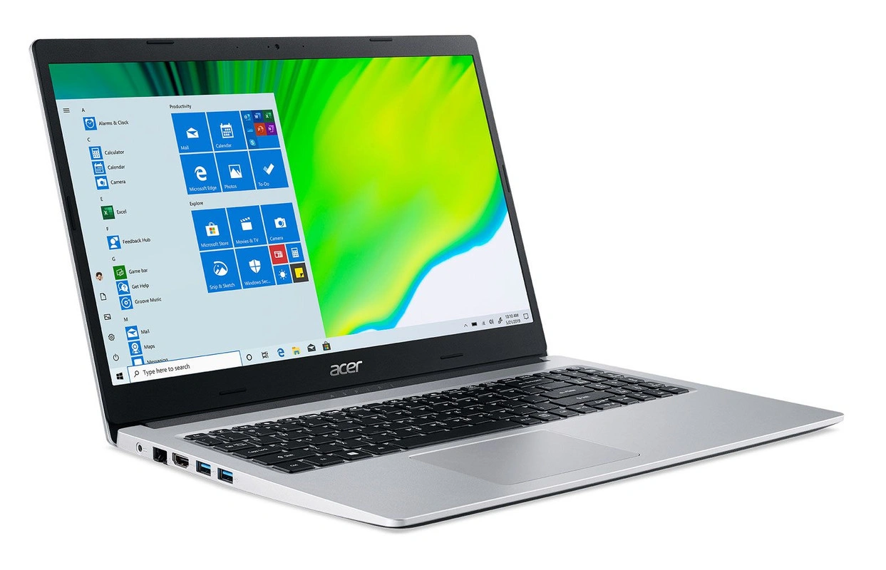 Acer  Aspire 3 Thin A315-23  AMD R5-3500U/8GB/512GB SSD/15.6&quot; FHD/Radeon™ Vega 8/Windows 10/Pure Silver-1