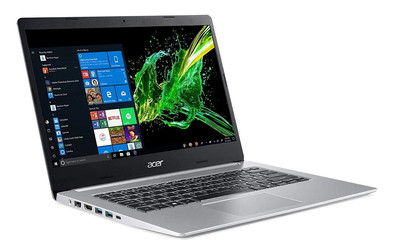 Acer  Aspire 5 Slim A514-53  Core i5-1035G1/8GB/512GB SSD/14&quot;FHD IPS-BLK/Intel® UHD Graphics/Windows 10/Pure Silver-1