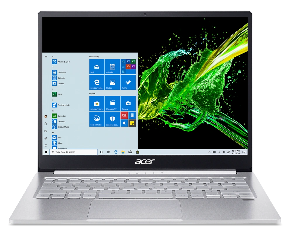 Acer  Swift 3 SF313-52  Core i5-1035G4/8GB/512GB SSD/13.5&quot; IPS QHD -BLK/Intel® Iris® Plus Graphics/Windows 10 H&amp;S/Sparkly Silver-