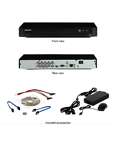 Hikvision  DS-7208HQHI-K2/P  8 channels and 2 HDDs 1U DVR-1