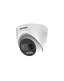 Hikvision  DS-2CE72DFT-PIRXOF(Turbo X ColorVu)  2 MP ColorVu PIR Siren Fixed Turret Camera