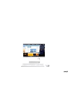 Lenovo Ideacentre AIO 3 22ADA05  Ryzen 3 Dual Core/8GB DDR4/1TB/21.5 Inch Screen/AMD Radeon Graphics/Windows 10 Home/with MS Office /Foggy White