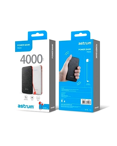 Astrum  PB400/Black/White/Powerbank-PB400_White