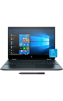 HP Spectre 15 x360 -eb0014TX   10th Gen i7-10750H/16GB/512GB SSD/‎15.6 Inches/GTX 1650Ti 4GB Graphics/Win 10 Pro MSO H & S 2019/ UHD IPS micro-edge Touch WLED-backlit/Poseidon Blue