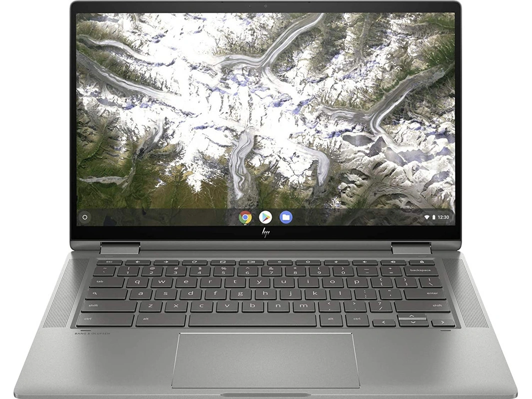 HP Chromebook x360 14c-ca0009TU  10th Gen i5-10210U/8GB/128GB SSD + 100GB Cloud + 256GB expandable/14&quot; FHD Touch IPS, Anti Glare, Na/Intel UHD GraphicsGraphics/Chrome OS, G-suite, MSO apps -