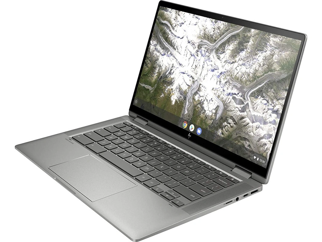 HP Chromebook x360 14c-ca0009TU  10th Gen i5-10210U/8GB/128GB SSD + 100GB Cloud + 256GB expandable/14&quot; FHD Touch IPS, Anti Glare, Na/Intel UHD GraphicsGraphics/Chrome OS, G-suite, MSO apps -1