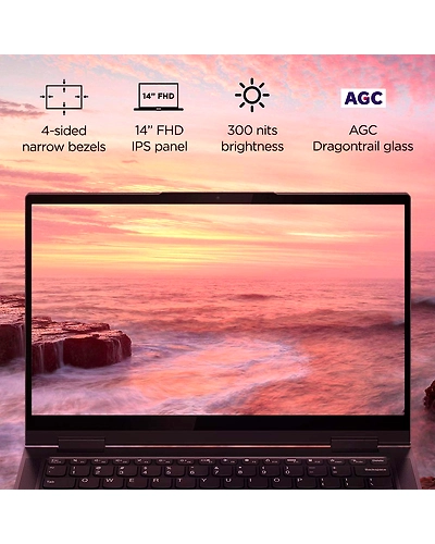 Lenovo Yoga 7i core i7-1165G7/16GB/512GB SSD/14 FHD GL Touch, 300 nits, AGC Dragontrail glass/INTEGRATED INTEL IRIS XE GRAPHICS/Win10, OFFICE H&amp;S 2019-1
