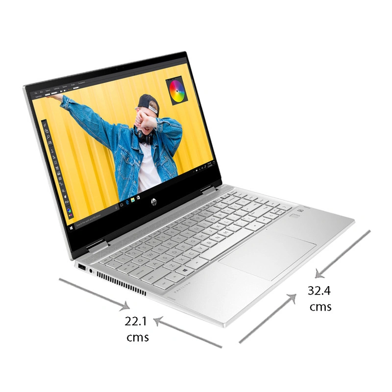 HP Pavilion 15-eg0124TX 11th Gen i5-1135G7/16GB/512GB SSD/15.6&quot; FHD Narrow Bezel/2GB Nvidia Geforce MX450/W10 MSO H &amp; S 2019/Ceramic white-