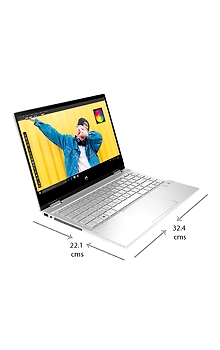 HP Pav x360 14-dw1037TU 11th Gen i3-1115G4/8GB/512GB SSD/14" FHD Touch IPS, Anti Glare/Intel UHD Graphics/W10 MSO H & S 2019/Narrow Bezel/250 nits