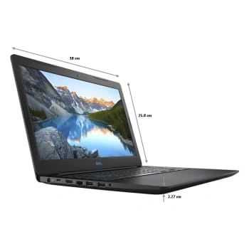 Dell G3 i7-8750H | 16GB DDR4 | 1TB HDD + 256GB SSD | Win 10 + Office H&amp;S 2019 | NVIDIA® GEFORCE® GTX 1050 Ti (4GB GDDR5) | 15.6&quot; FHD IPS AG 60Hz 220 nits | Backlit Keyboard Blue | 1 Year Onsite Warran-1