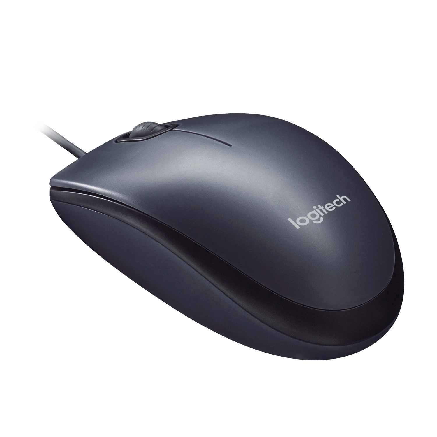 Logitech M90 Wired USB Mouse (Black)-