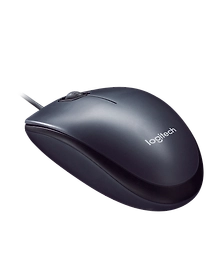 Logitech M90 Wired USB Mouse (Black)