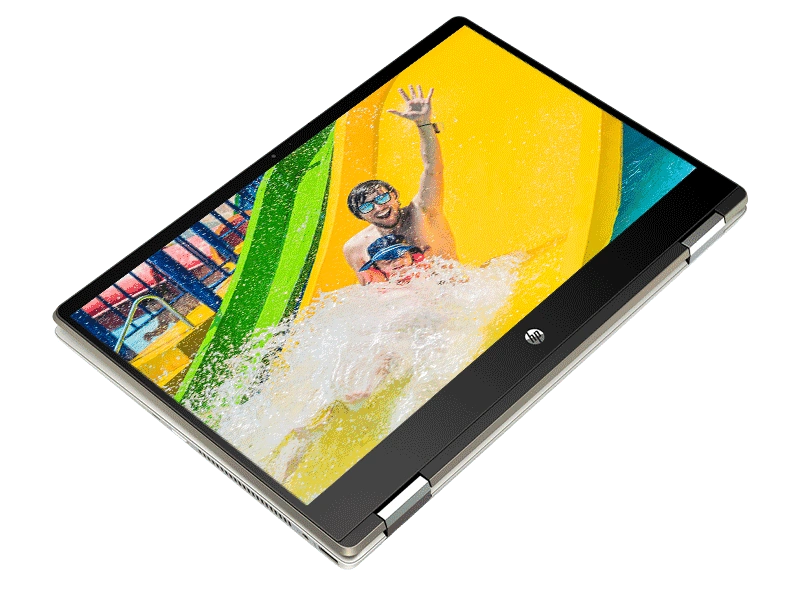 HP Pav x360 14-dh1502TU*  10th Gen i3-10110U/8GB/512GB SSD/14&quot; FHD Touch IPS, Anti Glare/Intel UHD Graphics/W10 MSO H &amp; S 2019/Narrow Bezel, 250 nits )-1