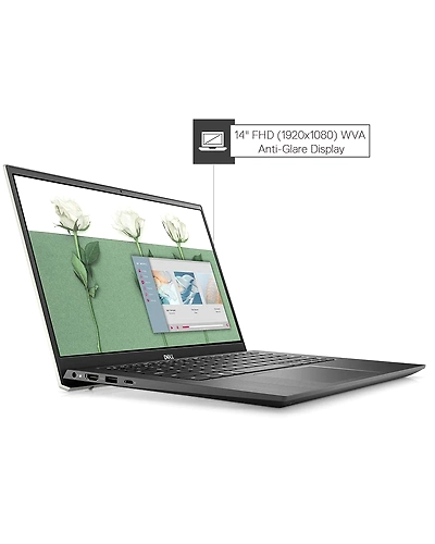 Dell Inspiron 5409 i7-1165G7 | 8GB DDR4 | 512GB SSD |14.0&quot; FHD WVA AG Narrow Border 300 nits | NVIDIA® GEFORCE® MX350 2GB GDDR5 | Win 10 + Office H&amp;S 2019 |  Backlit Keyboard + Fingerprint Reader | 1 -2