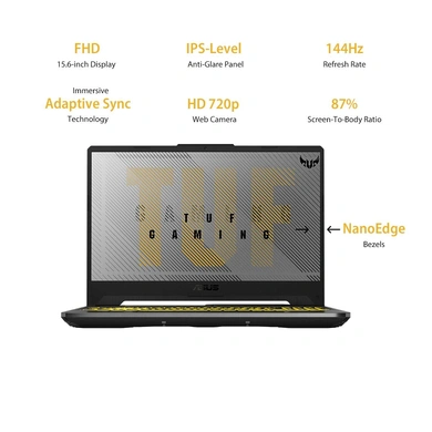 ASUS TUF GAMING A15 FA566IIHN228T Laptop (AMD Ryzen 5 Processor/8GB RAM/512GB SSD/4GB Graphics/15.6 (39.62cm)/Windows 10 Home)-1