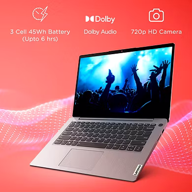 Lenovo  Ideapad Slim 3i (New)  i3-1115G4 / 8GB / 512GB SSD / 14&quot; FHD IPS AG, 300N / INTEGRATED GRAPHICS / Windows 10 Home + , OFFICE H&amp;S 2019Backlit, 4 Sides Narrow Bezel / 1.41Kg-1