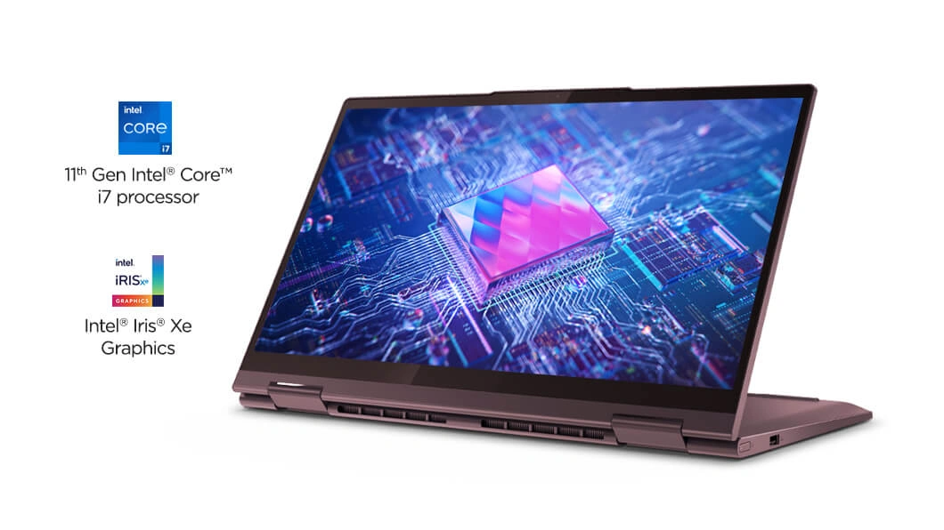 Lenovo  Yoga 7i  i5-1135G7 / 16GB / 512GB SSD / 14&quot; FHD IPS GL Touch, 300N, 72% NTSC, AGC Dragontrail glass / INTEGRATED INTEL IRIS XE GRAPHICS / Windows 10 Home + , OFFICE H&amp;S 2019Backlit, All Metal-