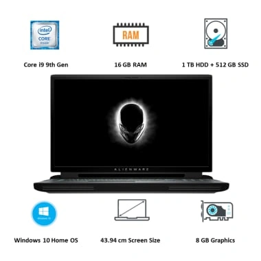 DELL Alienware Area 51m R2 i7-10700K | 16GB DDR4 | 1TB SSD | Win 10 + Office H&amp;S 2019 | NVIDIA® GEFORCE® RTX 2070 SUPER (8GB GDDR6) | 17.3&quot; FHD 300 nits 100% sRGB Tobii Eyetracking G-Sync 360Hz/5ms | -2