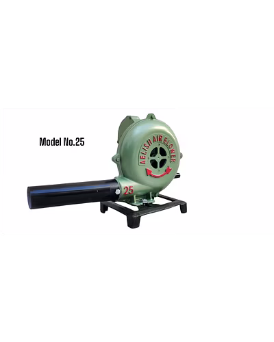 Hand Crank Blacksmithing Forge Blower, Cast Aluminum Manual Mini Blower no 25-4