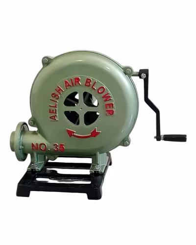 Hand Crank Blacksmithing Forge Blower, Cast Aluminum Manual Mini Blower no  35-3
