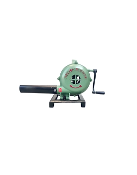 Hand Crank Blacksmithing Forge Blower, Cast Aluminum Manual Mini Blower no 18