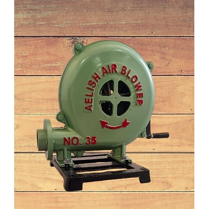 Hand Crank Blacksmithing Forge Blower, Cast Aluminum Manual Mini Blower no  35-1