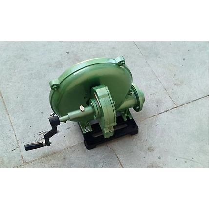 Hand Crank Blacksmithing Forge Blower, Cast Aluminum Manual Mini Blower no  35-2