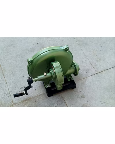 Hand Crank Blacksmithing Forge Blower, Cast Aluminum Manual Mini Blower no  35-2