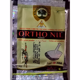 10 x pack of babaji herbals ortho nil powder