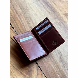 genuine leather card holder wallet
